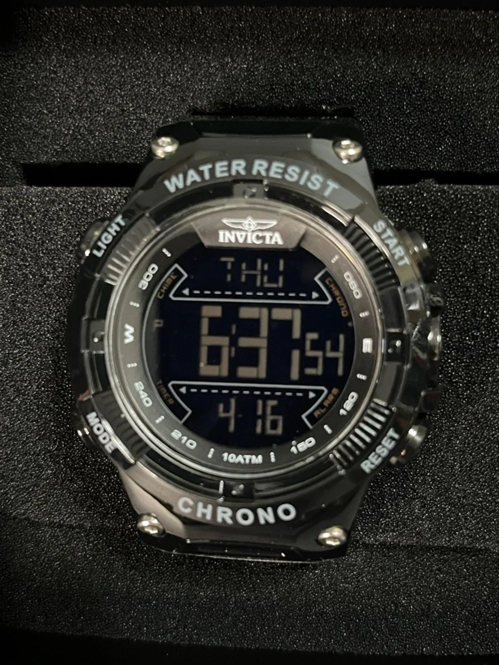 Invicta Racing Burnout Men's Sport Watch - 52mm, Black (49040)